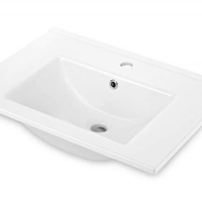 DEANTE - Floxs biela - Keramické umývadlo, vsadené - 60 cm CDI_6U6M