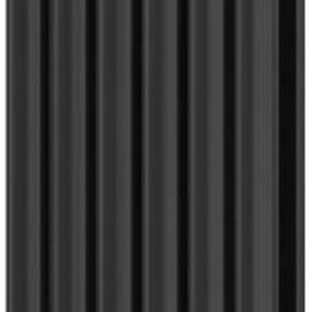 MEXEN - Kent vykurovací rebrík/radiátor 1882 x 380 mm, 1392 W, čierny W216-1882-380-00-70