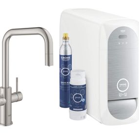 Grohe Blue Home - Drezová batéria Connected, s chladiacim zariadením a filtráciou, supersteel 31543DC0