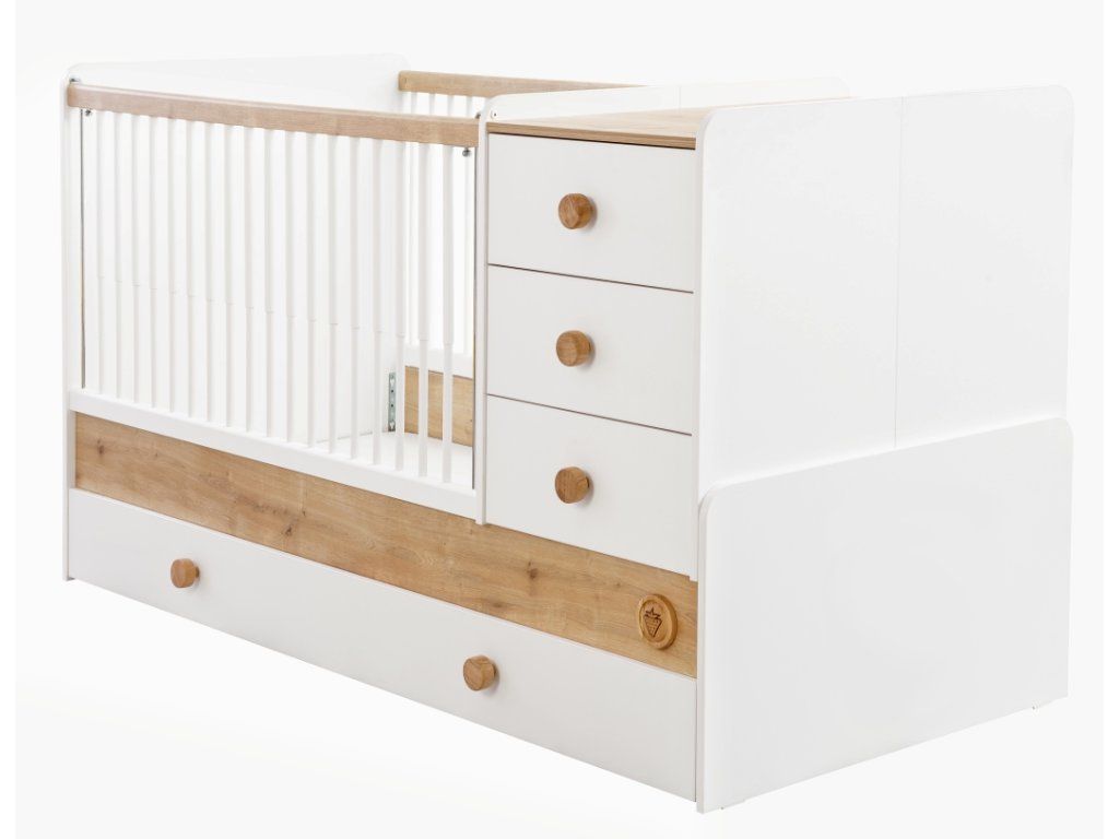 ČILEK - Rastúca detská postieľka Natura Baby SET