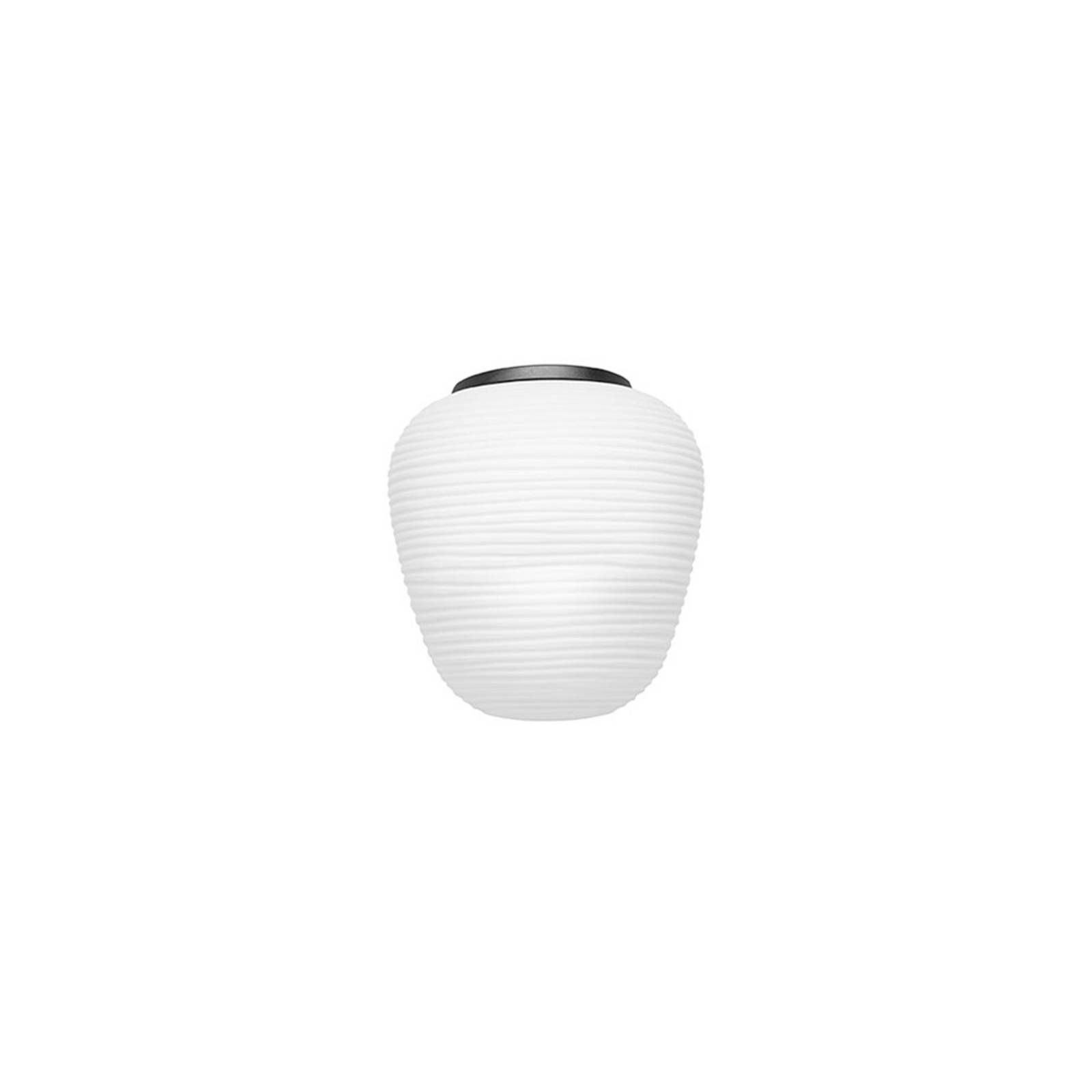 Foscarini Rituals 3 semi nástenné svietidlo grafit, Obývacia izba / jedáleň, ručne fúkané sklo, kov, E27, 30W, L: 19 cm, K: 21cm