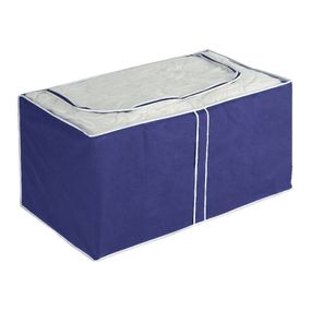 Modrý úložný box Wenko Ocean, 48 × 53 cm