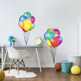 Nálepka na stenu - Balóny