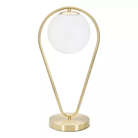 Stolová lampa v zlatej farbe Mauro Ferretti Glamy Drop