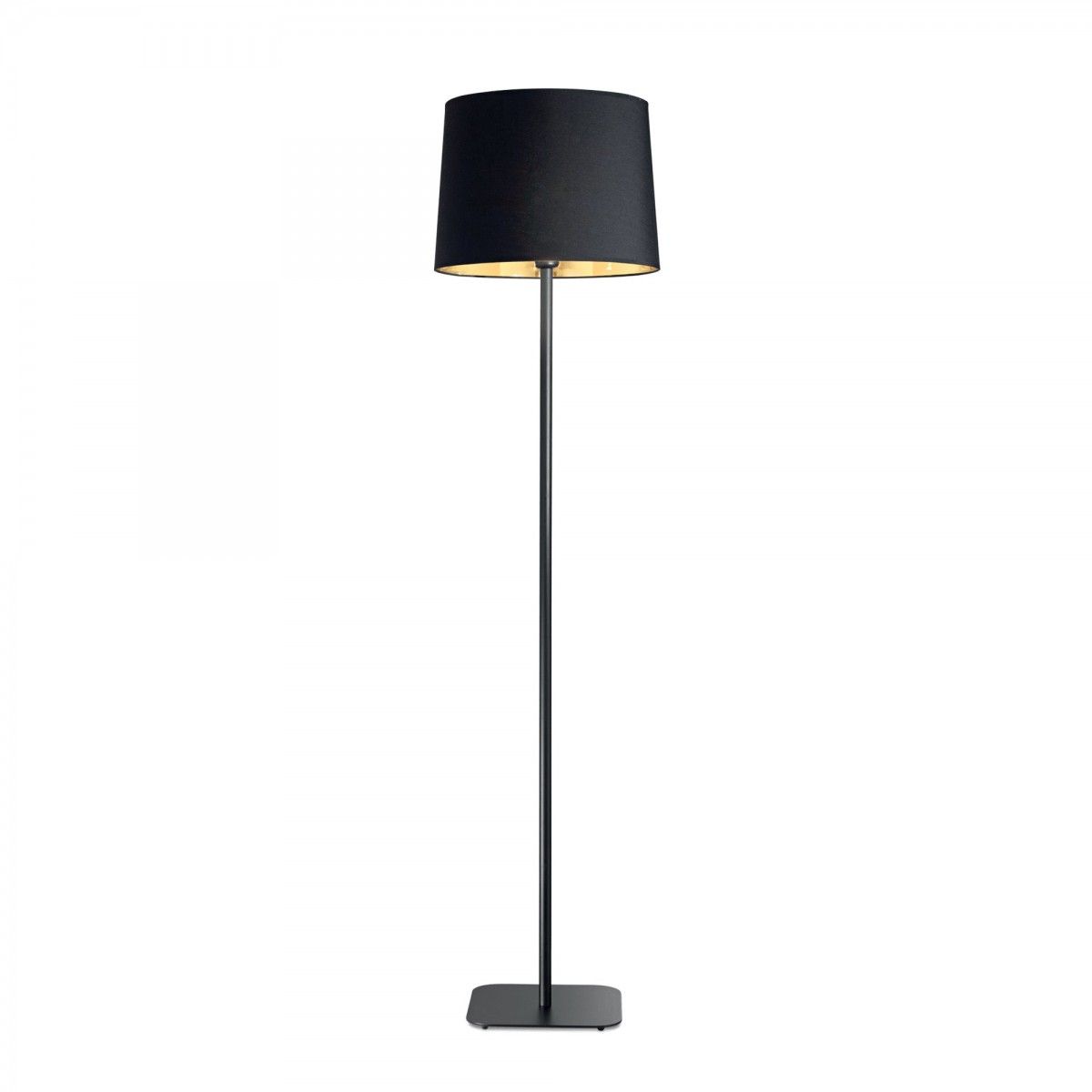 Ideal Lux 161716 stojaca lampa Nordik 1x60W | E27 - čierna