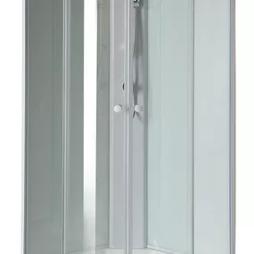 Aqualine Sprchové kouty - Sprchový kout Aigo se sprchovou vaničkou, 900x900 mm, bílá/čiré sklo YB93