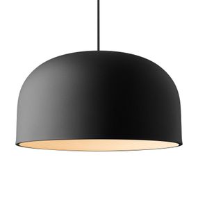 Eva Solo EVA Quay závesná lampa Ø 43 cm, čierna, Obývacia izba / jedáleň, oceľ, E27, 40W, K: 23cm