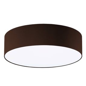 Hufnagel Kávovo-hnedé stropné svietidlo Mara, 60 cm, Obývacia izba / jedáleň, chinc, E27, 57W, K: 17cm