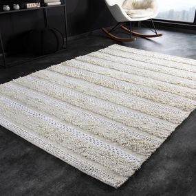 LuxD Dizajnový koberec Napua 230 x 160 cm slonovinový