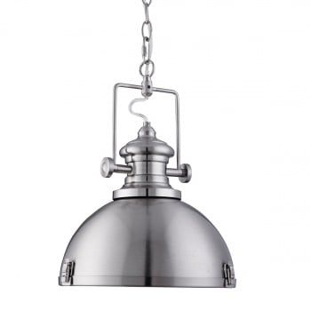 Retro a vintage svietidlo SearchLight Industrial Pendant 2297SS