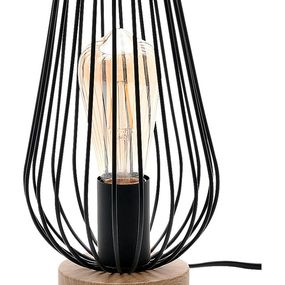 Rabalux stolní lampa Gremio E27 1x MAX 40W buk 6915