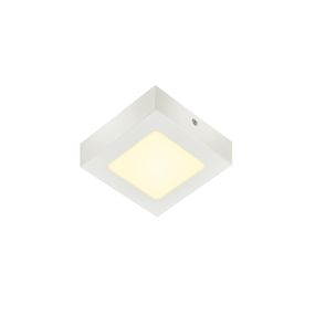 Stropné svietidlo SLV SENSER 12 Indoor, stropné LED svietidlo hranaté, bílé, 3000K 1003017
