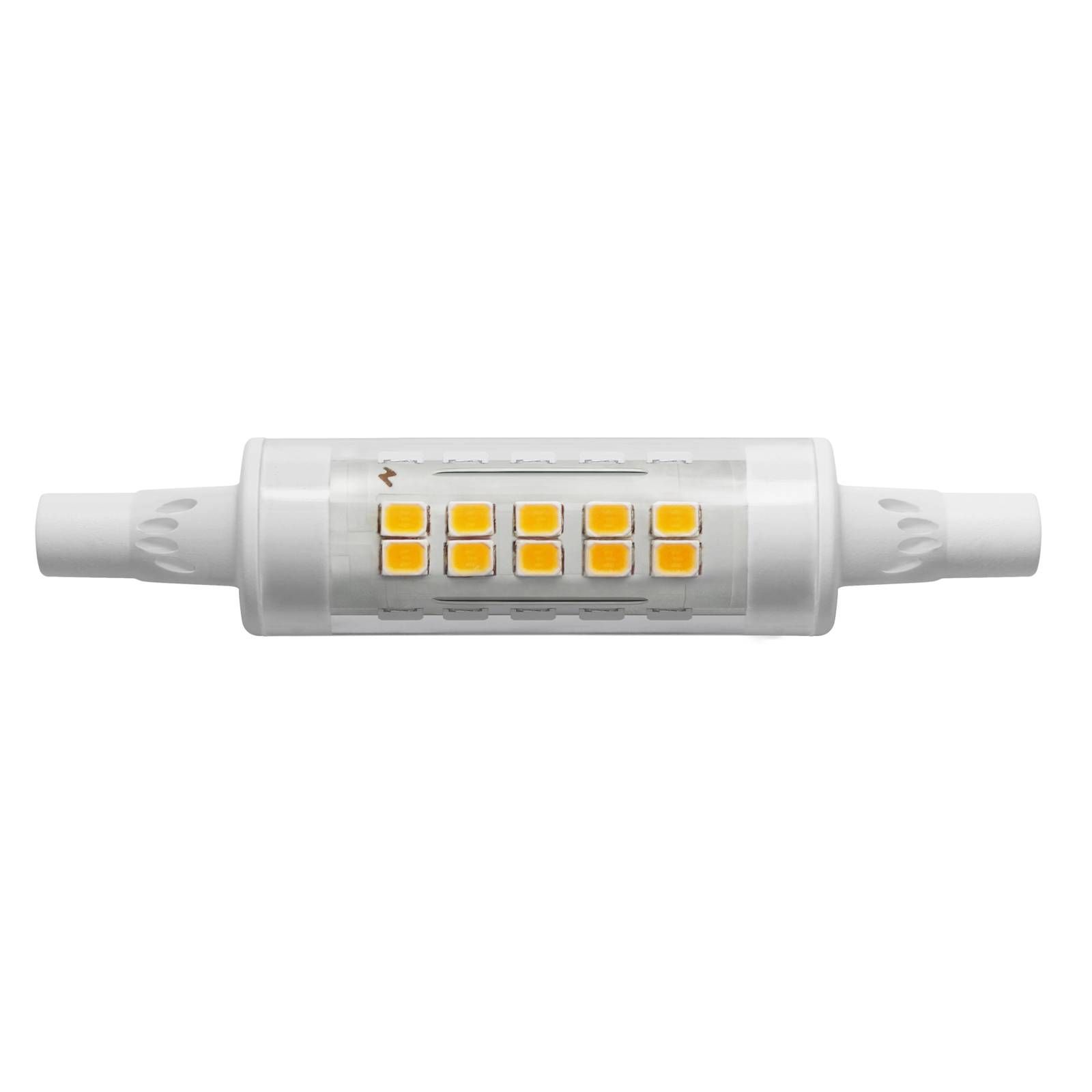 Arcchio LED žiarovka R7s 78 mm 4, 9W 2 700K stmiev., polykarbonát, hliník, R7s 78.3 mm, 4.9W, Energialuokka: F, P: 7.8 cm