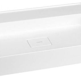 SAPHO - GODIVA umývadlo, mramor, 68x44 cm, bez otvoru pre batériu, biela GU068-0