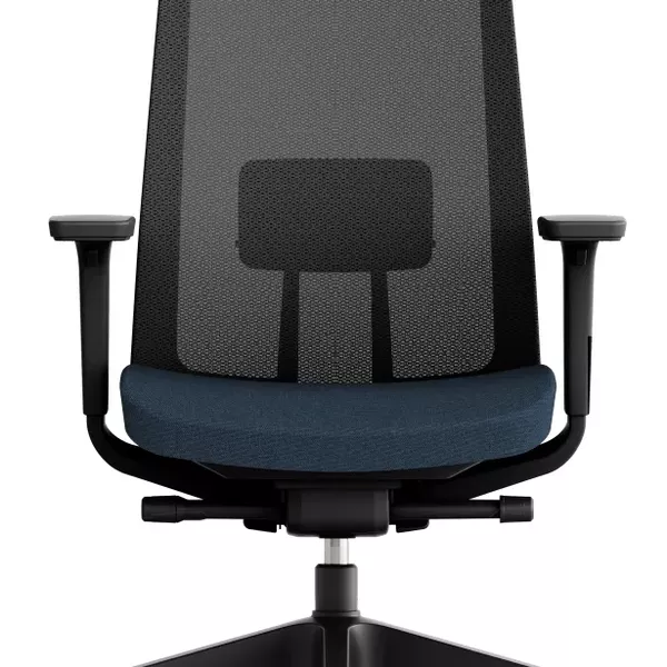 OFFICE PRO -  OFFICE PRO Kancelárska stolička K10 BLACK modrá