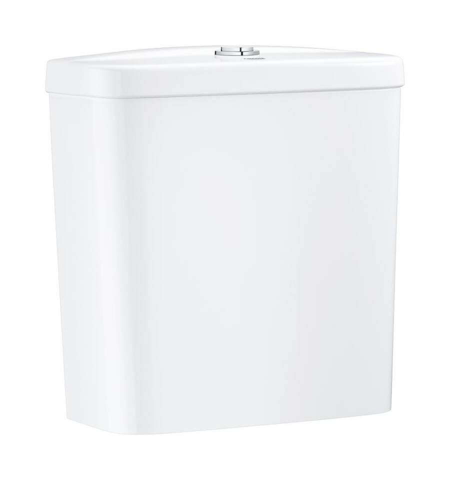 Grohe Bau Ceramic - Splachovacia nádrž k WC kombi, 343x153 mm, spodný prívod vody, alpská biela 39436000