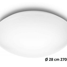 LED Stropní svítidlo Philips Suede 31801/31/EO bílé 2700K 28cm