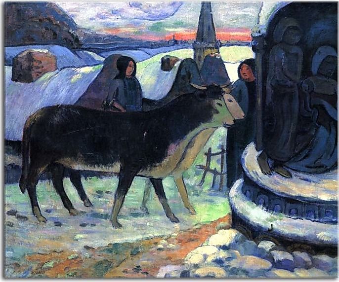 Paul Gauguin Obraz - Christmas night zs17083