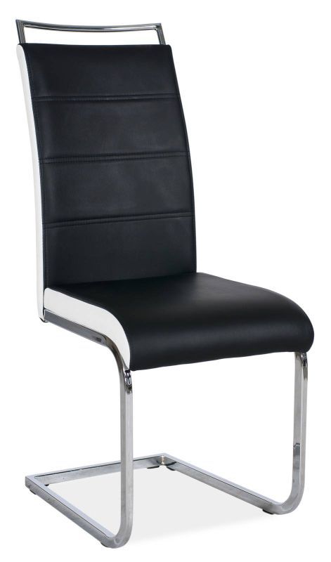Jedálenská stolička Signal H-441 chróm/čierna