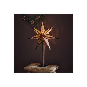 Markslöjd 705796 - Vianočná dekorácia GLITTER 1xE14/25W/230V 65 cm bronzová/čierna