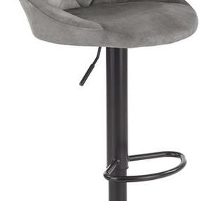 HALMAR Barová stolička H101 sivá
