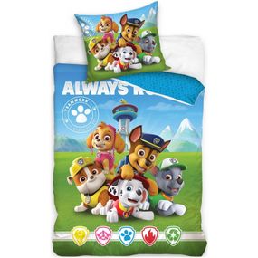 Carbotex · Bavlnené posteľné obliečky Labková patrola - Paw Patrol - motív Always Ready - 100% bavlna Renforcé - 70 x 90 cm + 140 x 200 cm