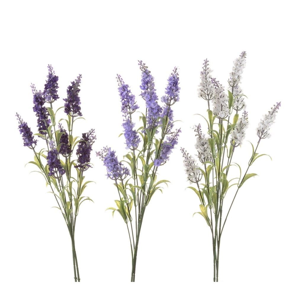 Umelé kvety v súprave 3 ks (výška 55 cm) Lavender – Casa Selección