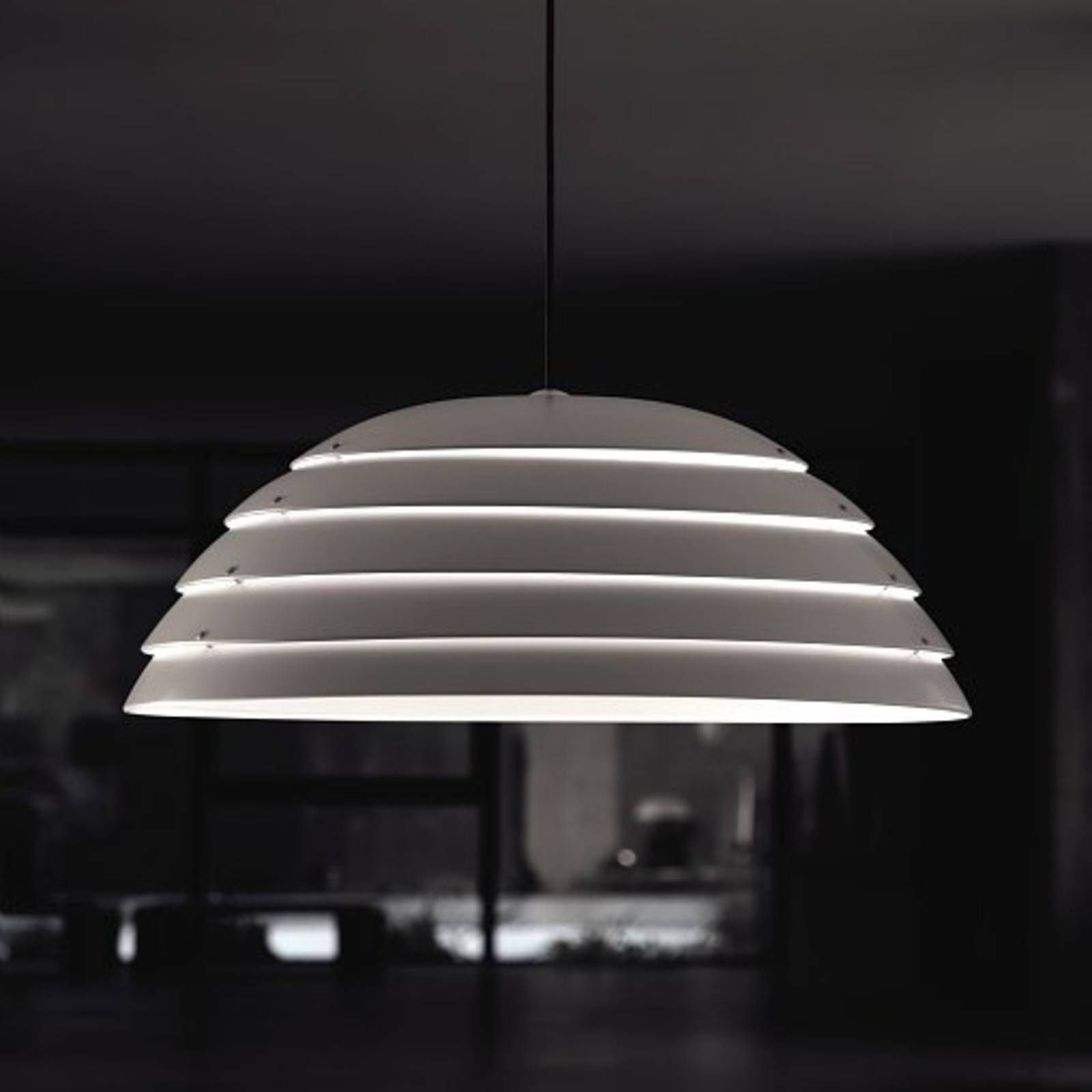 Martinelli Luce Cupolone dizajnérska závesná lampa, Obývacia izba / jedáleň, hliník, E27, 15W, K: 22cm