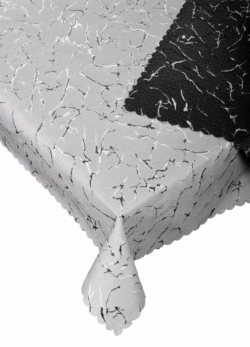 Forbyt, Obrus žakárový, Decora Mar, šedý 37 x 90 cm