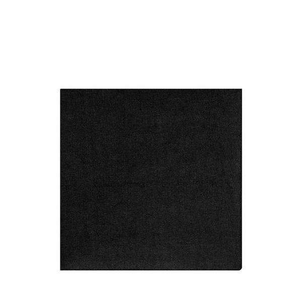 Ľanový obrúsok (set 4 ks) LINEO | black