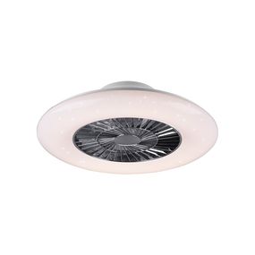 Trio R62402106 LED prisadený luster s ventilátorom Visby 1x40W | 3000-6000K - stmievateľný, s diaľkovým ovládačom