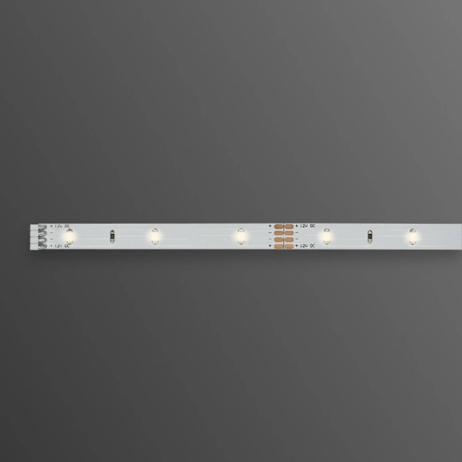 Paulmann YourLED Eco LED pásik 1m teplá biela, Obývacia izba / jedáleň, plast, kov, P: 100 cm, L: 1.05 cm