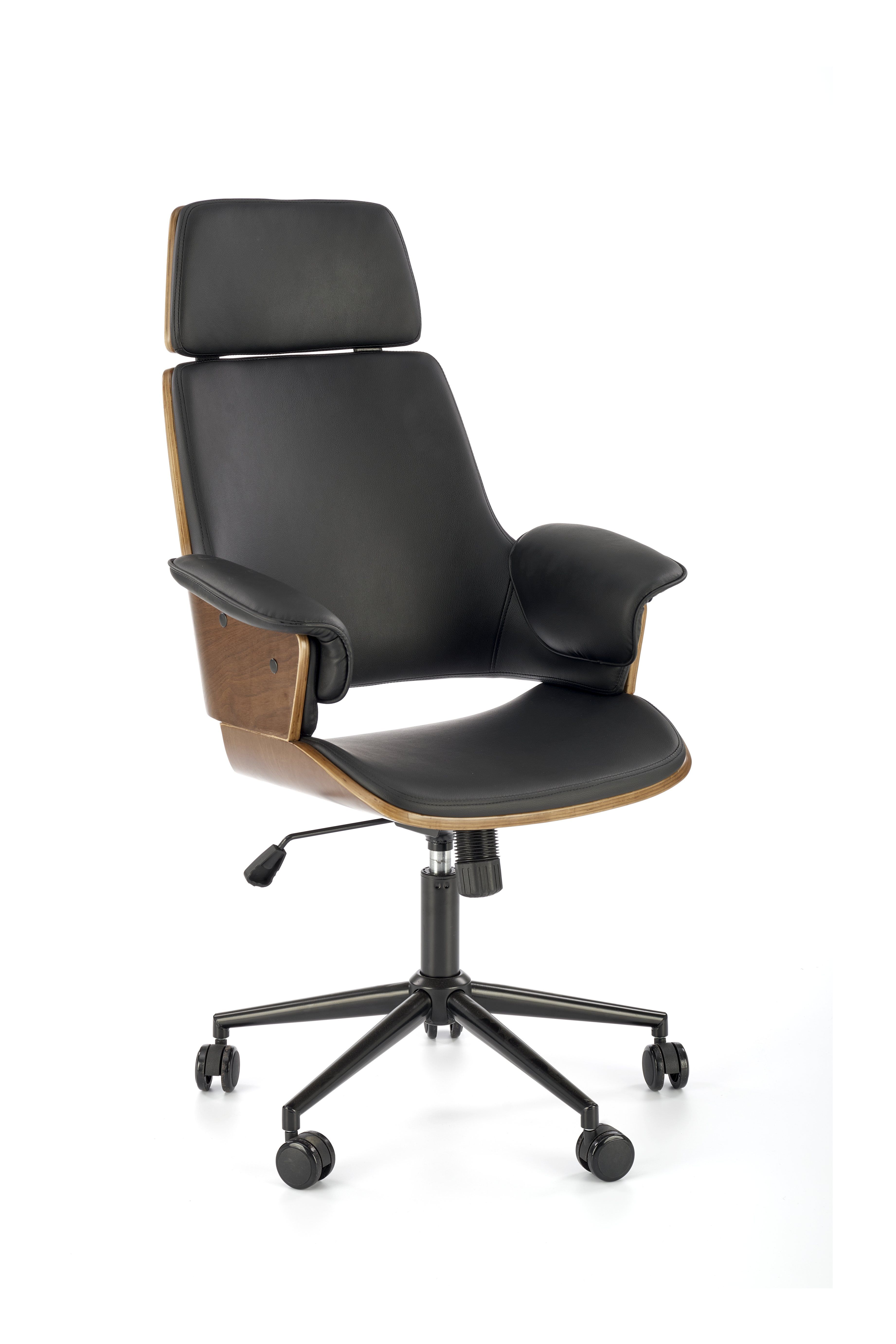 Halmar WEBER kancelárska stolička orech/čierna