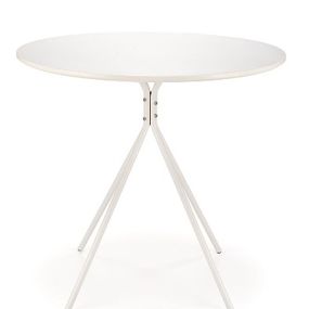 Halmar FONDI stôl okrúhly biely
