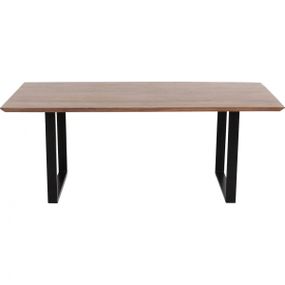 KARE Design Stůl Synphony Walnut 160×80 cm - černý