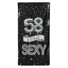 Osuška Stále sexy – čierna (vek: 58)