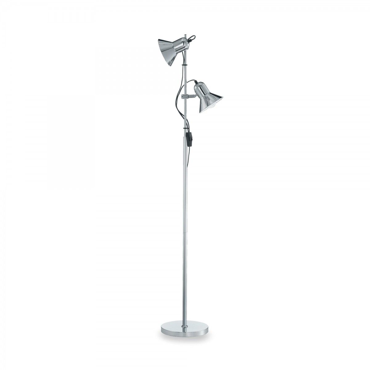 Ideal Lux 061122 stojacia lampa Polly 2x60W | E27 - chróm
