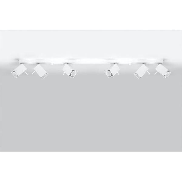 Biele stropné svietidlo Nice Lamps Toscana 6L