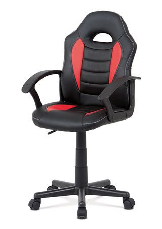 Autronic, kancelárska stolička, KA-V107 RED