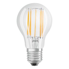 OSRAM LED žiarovka E27 11W filamentová 4000K číra, E27, 11W, Energialuokka: D, P: 10.5 cm
