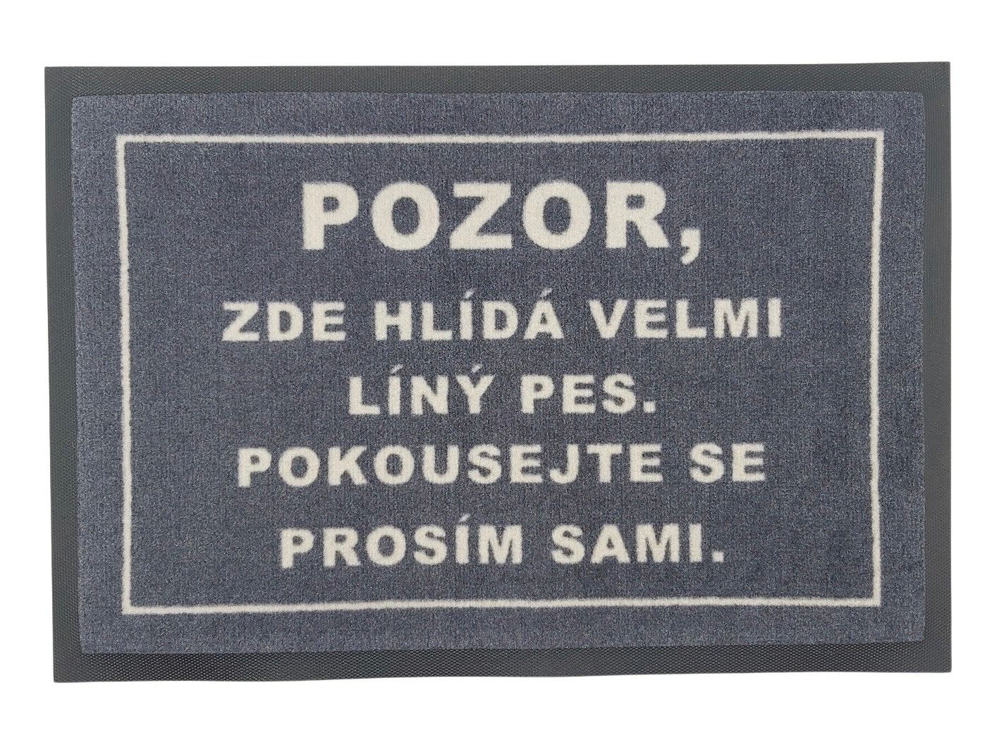 GDmats koberce Rohožka Lenivý pes 40x60 cm - 40x60 cm