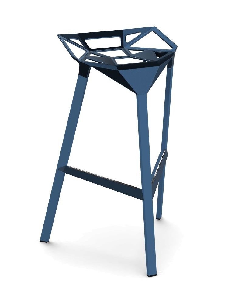 MAGIS - Barová stolička STOOL_ONE vysoká - modrá