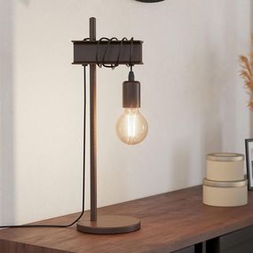 Eglo 43525 - Stolná lampa TOWNSHEND 1xE27/10W/230V