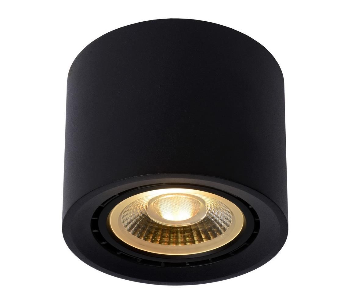 Lucide 09921/12/30- LED Stmievateľné bodové svietidlo FEDLER 1xGU10/12W/230V čierna