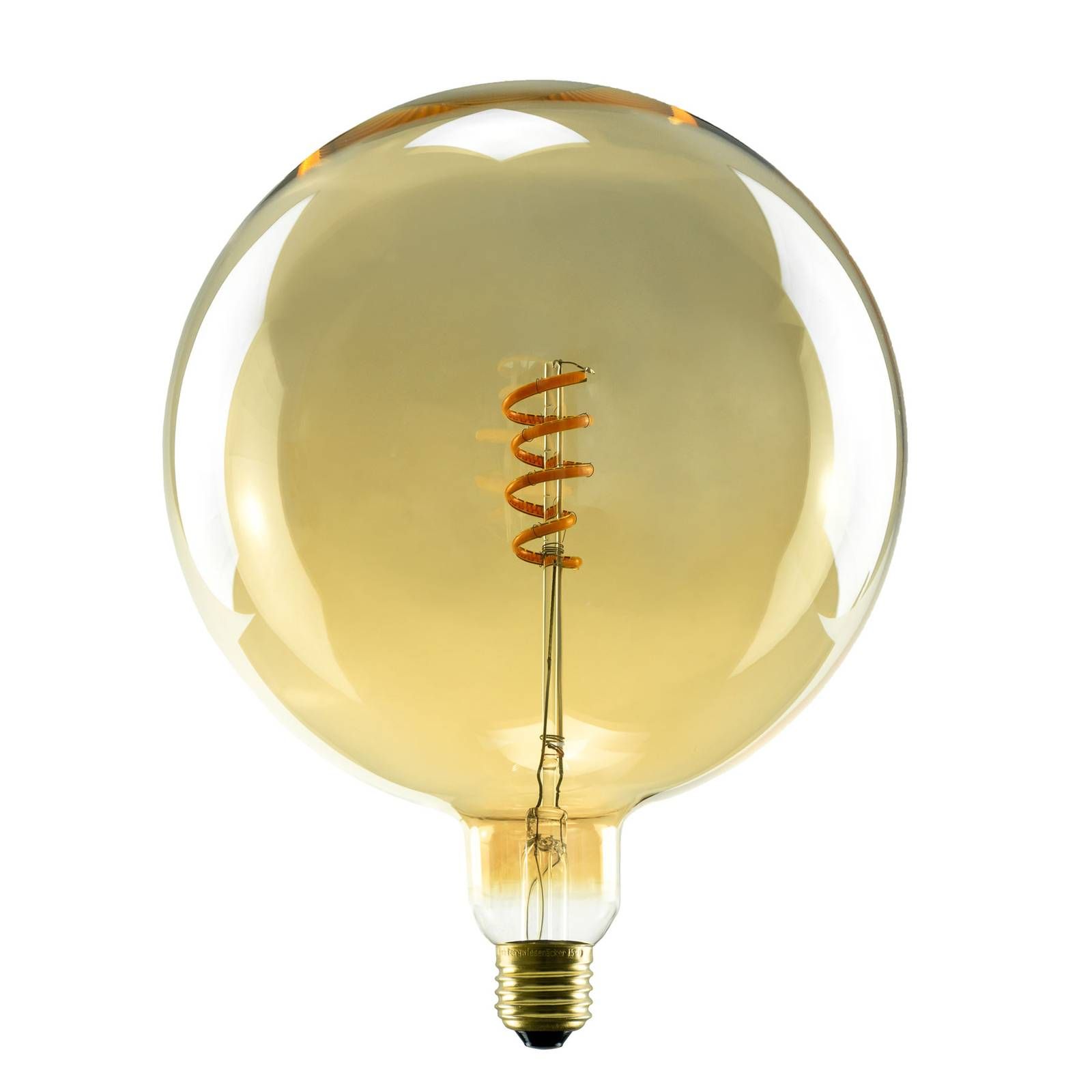Segula SEGULA Globe LED E27 6, 5W G200 1900K zlatá dim, sklo, E27, 6.5W, P: 28.5 cm