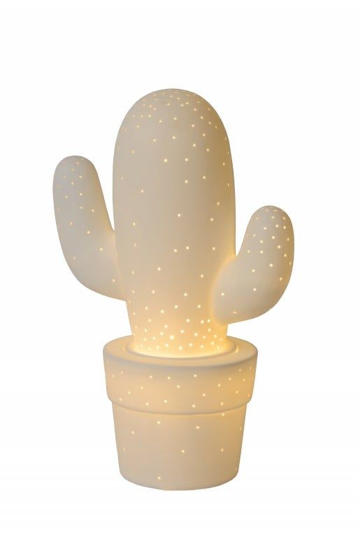 Detské svietidlo LUCIDE CACTUS detská lampa biela 13513/01/31