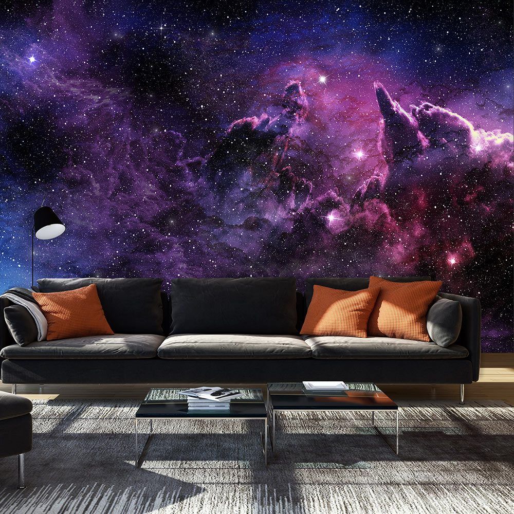 Fototapeta fialová obloha - Purple Nebula - 100x70