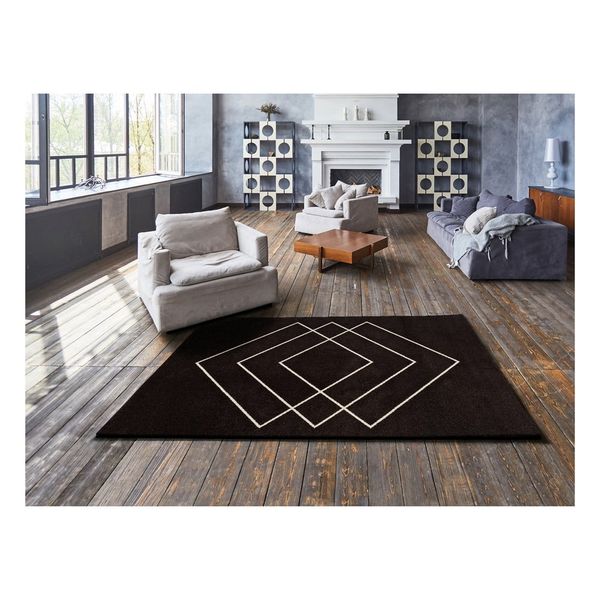 Čierny koberec Universal Breda, 230 x 160 cm