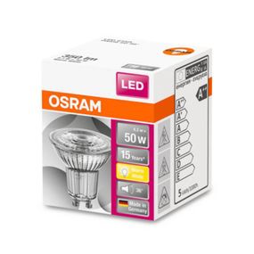 OSRAM LED reflektor Star GU10 4, 3W teplá biela 36°, GU10, 4.3W, Energialuokka: F, P: 5.4 cm
