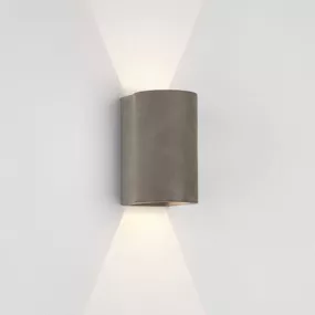 Astro Dunbar vonkajšie nástenné LED svietidlo 2pl., betón, 6W, Energialuokka: E, L: 9.4 cm, K: 16cm